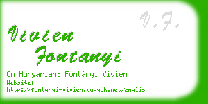 vivien fontanyi business card