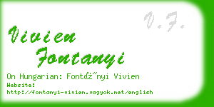 vivien fontanyi business card